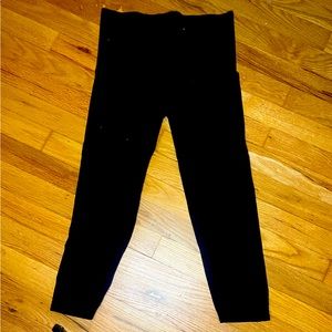 XL Black Nylon Spandex Spanx Leggings